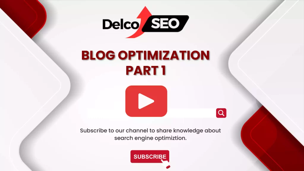Blog Optimization tips and tricks part 1